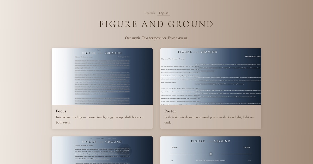 Figure and Ground