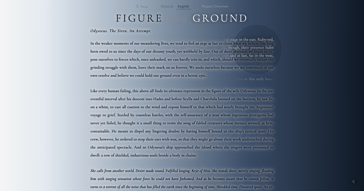 Palimpsest view preview